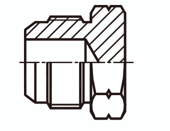 Заглушка (пробка) газовая дюймовая